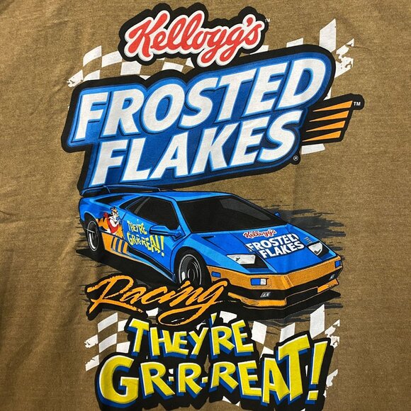Kelloggs Frosted Flakes Racing They're Great T-Shirt 3XL - Picture 2 of 4